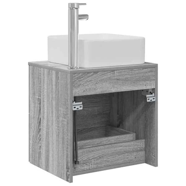 Maison Exclusive - Sonoma harmaa seinäpeili 53 x 34,5 x 63 cm