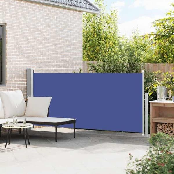 Maison Exclusive - Retractable side awning 140 x 300 cm Blå