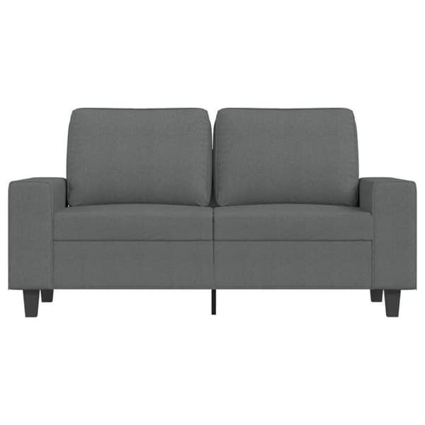 Maison Exclusive - Tummanharmaa 2-paikkainen sohva 120 cm Kangas
