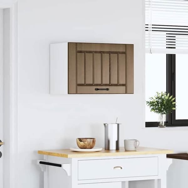 Maison Exclusive - Väggskåp för kök Lucca ek brun trä ingenjör