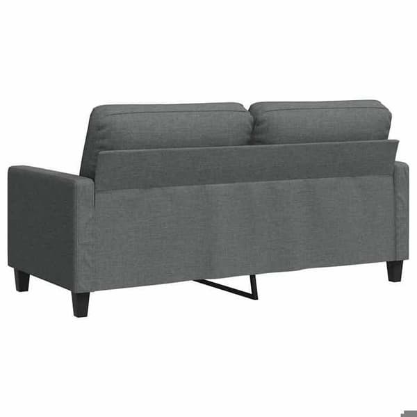 Maison Exclusive - Tummanharmaa 2-paikkainen sohva 140 cm Kangas Mörkgrå