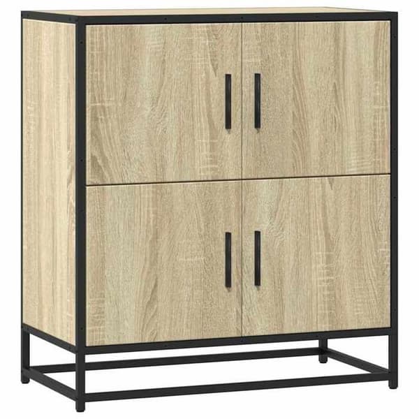Maison Exclusive - Buffé ek sonoma 68x35x76 cm ingenjörsträ