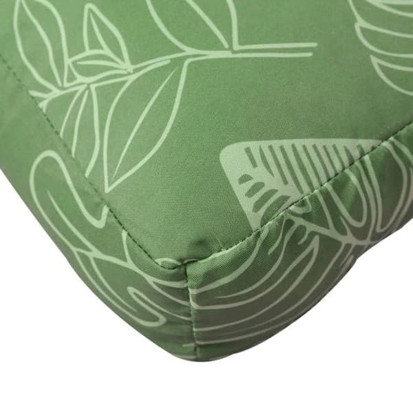 Maison Exclusive - Lehtikuvioinen patja 60x60x8 cm kangas