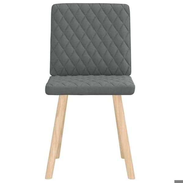Maison Exclusive - Matstolar set om 2 mörkgrå tyg