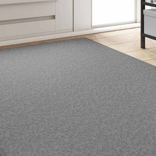 Maison Exclusive - Vaaleanharmaa käytävämatto 100 x 250 cm 100% polypropeeni