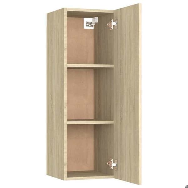 Maison Exclusive - TV-möbel Ek sonoma 30,5x30x90 cm Ingenjörsträ