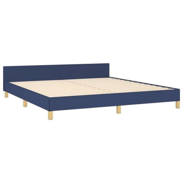 Maison Exclusive - Sengestel uden madras blå 180x200 cm stof