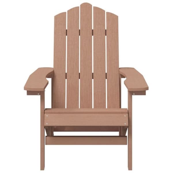 Trädgårdsstolar - EXKLUSIVT HEM - Adirondack - PEHD - 2-pack - Brun brun
