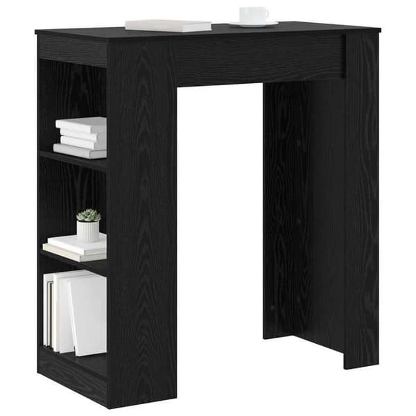 Maison Exclusive - Barbord 95 x 47 x 103,5 cm Ingeniørtræ Sort eg