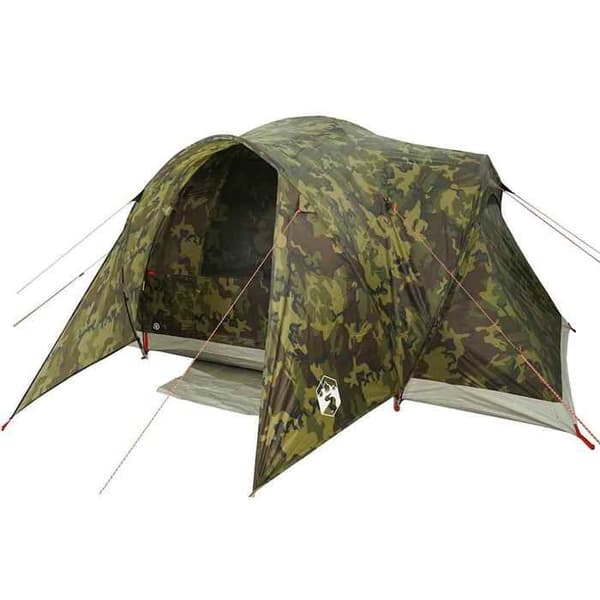 Maison Exclusive - Perheelle tarkoitettu 6 hengen vedenpitävä camouflagedome-teltta