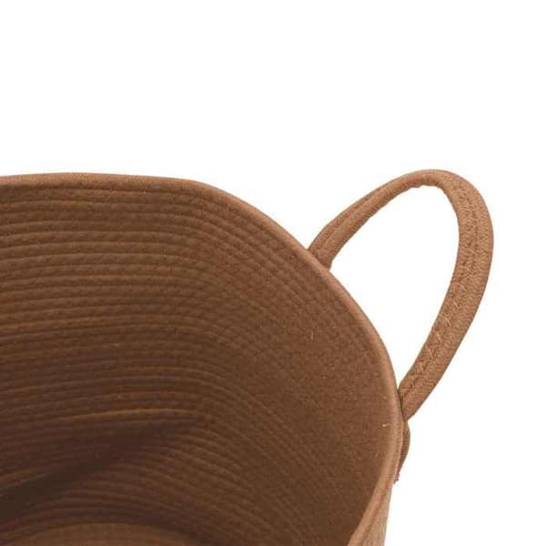 Maison Exclusive - Förvaringskorg brun Ø40x35 cm bomull brun