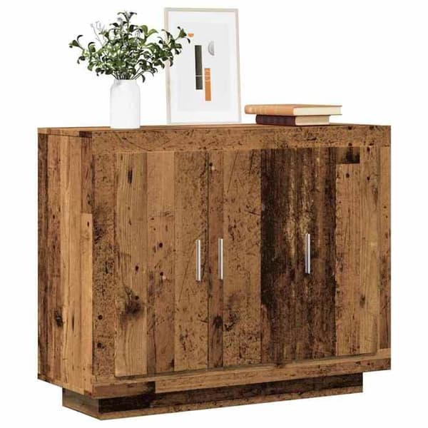 Maison Exclusive - Buffé gammalt trä 92x35x75 cm ingenjörsträ