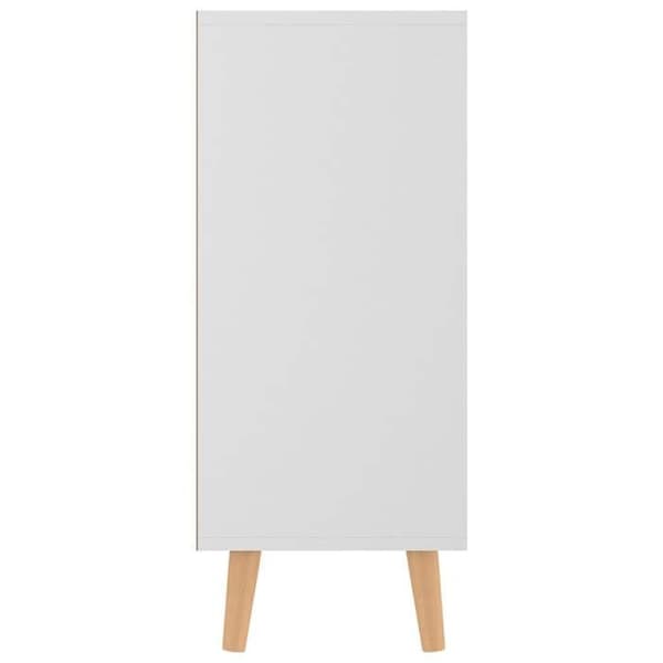 Maison Exclusive - Hvid Buffet 90x30x72 cm Ingeniørtræ