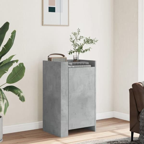 Maison Exclusive - Buffet grå beton 45x35x75 cm Ingeniørtræ