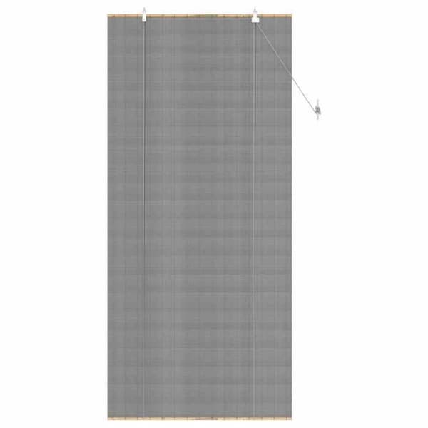 Rullaverho - EXKLUSIIVINEN KOTI - 100 x 220 cm - Luonnon bambu - Harmaa - Suodattava Grå