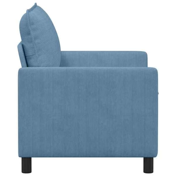 Maison Exclusive - Blå Soffa 126 x 81 x 87,5 cm Tyg