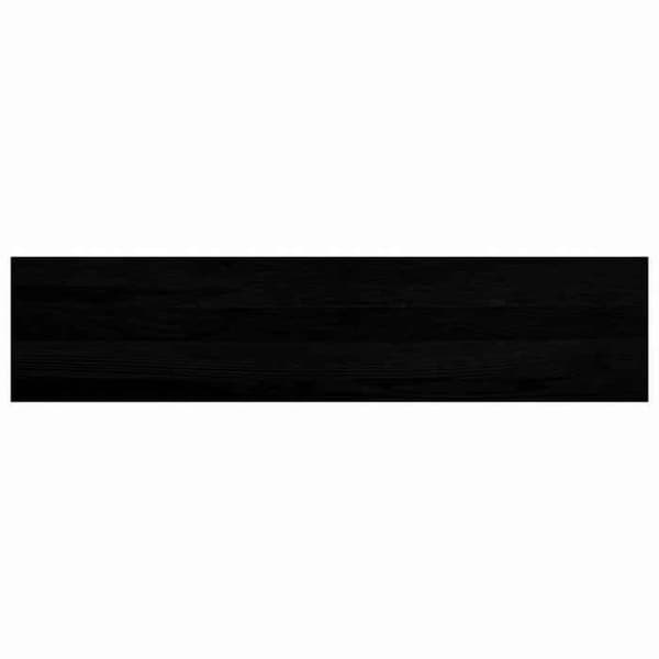 Trappe - EKSKLUSIV HUS - Sæt 4 - Massiv eg - 110x30x2 cm - Brun-sort brun-svart