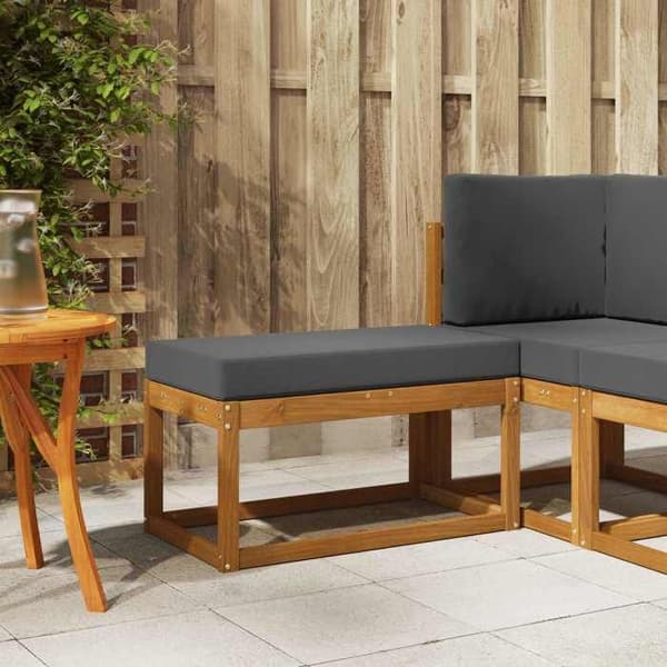 Maison Exclusive - Akasiapuu Puutarhapenkki Luonnollinen