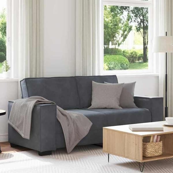 Maison Exclusive - Sofa 2 pladser mørkegrå 180 x 78 x 84 cm velour