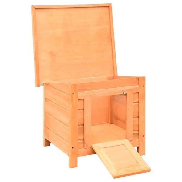 Maison Exclusive - Massivtræ og gran kattehus 50 x 46 x 43,5 cm