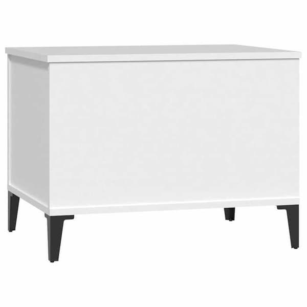 Maison Exclusive - Låg bord Vit 60x44,5x45 cm Ingenjörsträ