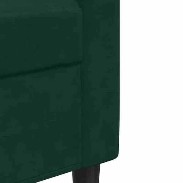 Maison Exclusive - Sæt af 2 sofaer med puder Mørkegrøn Velour