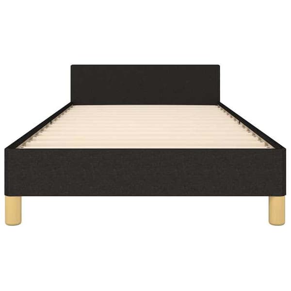 Maison Exclusive - Sengestel uden madras sort 80x200 cm stof