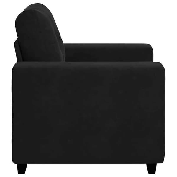Maison Exclusive - Musta nojatuoli 100x78x80 cm sametti
