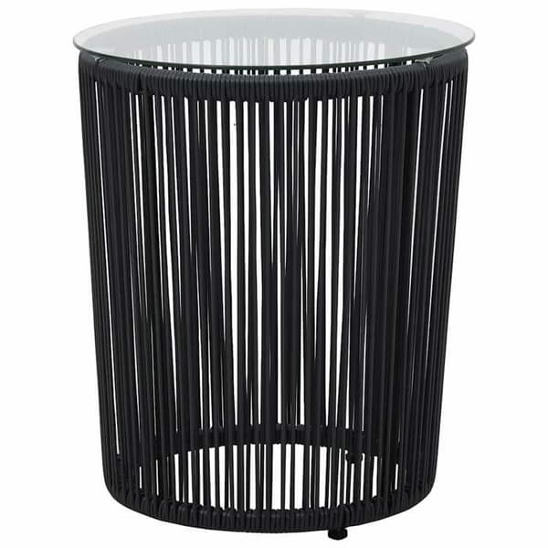 Maison Exclusive - Bistro sæt 3 dele med puder Rattan PE Sort