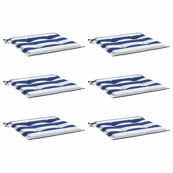 Maison Exclusive - Trädgårdsstolar kuddar set om 6 50x50x3 cm tyg
