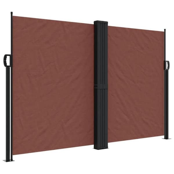 Maison Exclusive - Fällbart sidotak brun 160x600 cm