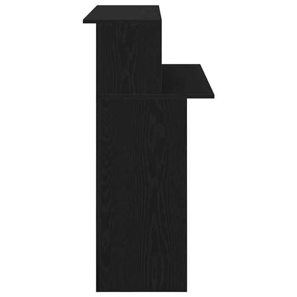 Maison Exclusive - Sort receptionsbord 100x50x103,5 cm i ingeniørtræ