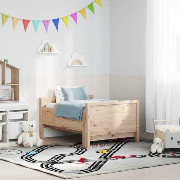Maison Exclusive - Sengestel Brun 80 x 200 cm Ingeniørtræ brun