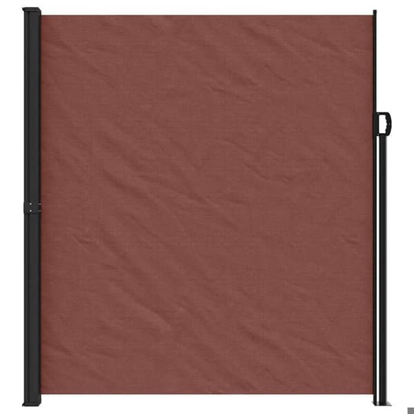 Maison Exclusive - Retractable sidokappa brun 220x500 cm