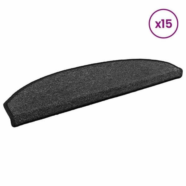 Maison Exclusive - Selvklebende trappetæpper 15 stk. 80 x 24,5 x 3,5 cm