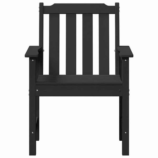 Maison Exclusive - Puutarhatuoli 4 kpl Musta Polyeteeni