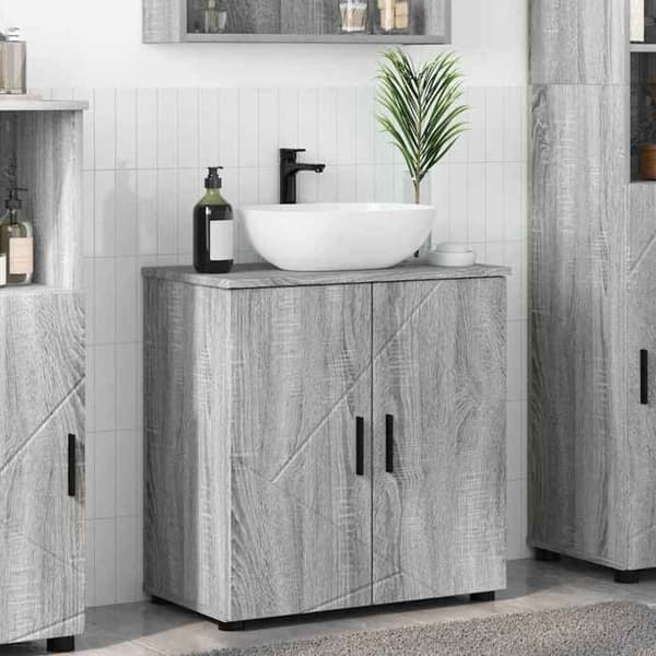 Maison Exclusive - Badrumsskåp Grå Sonoma 61 x 35 x 64 cm Gris Sonoma
