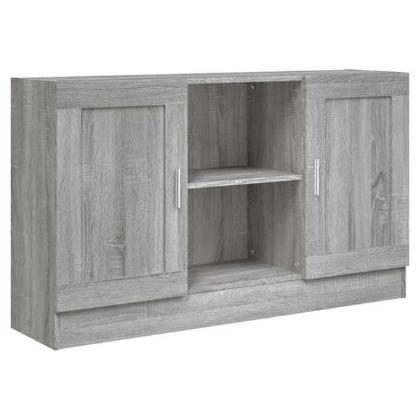 Maison Exclusive - Buffet Sonoma grå 120x30,5x70 cm Ingeniørtræ Grå