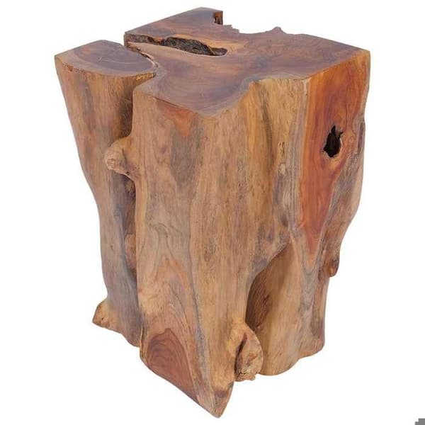 Taburet - Eksklusivt Hus - Massiv Teak - 30 x 30 x 40 cm - Multifunktionel brun