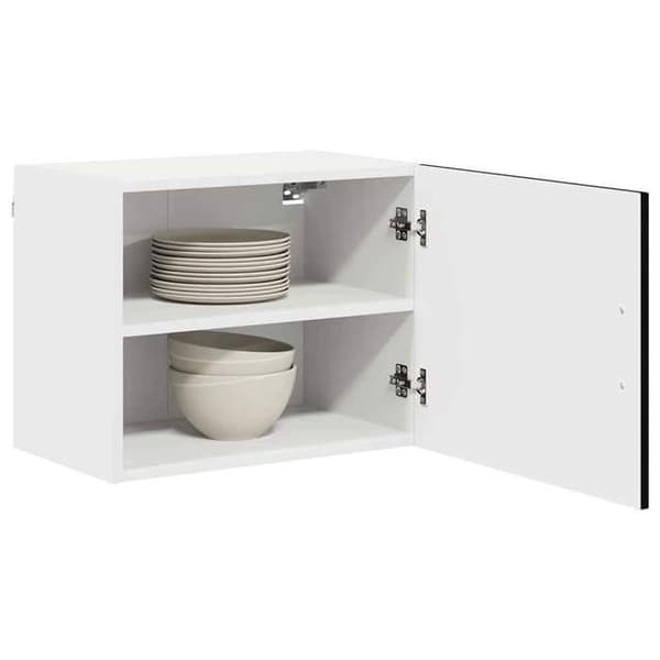 Maison Exclusive - Kalmar 2 stk. opvaskemaskine panel Sort ingeniørtræ Svart