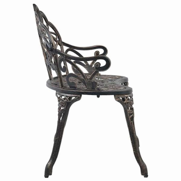 Havemøbel - EKSKLUSIV HUS - 100 cm - Bronze - Støbt aluminium - 2 pladser Brons