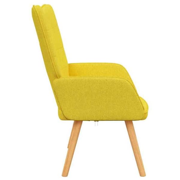Maison Exclusive - Avkopplingsstol Gul senap Tyg Senap gul