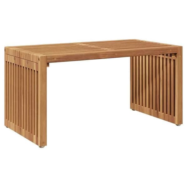 Trädgårdsbord - EXKLUSIV HEM - 70x37,5x35,5 cm - Massivt teak - Väderbeständig - Rektangulär