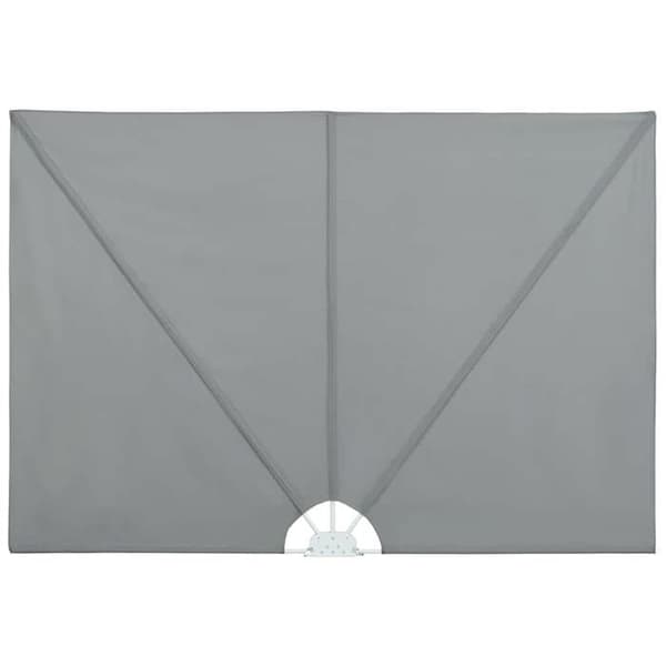 Maison Exclusive - Fällbart sidotak för terrass Grå 240 x 160 cm Grå