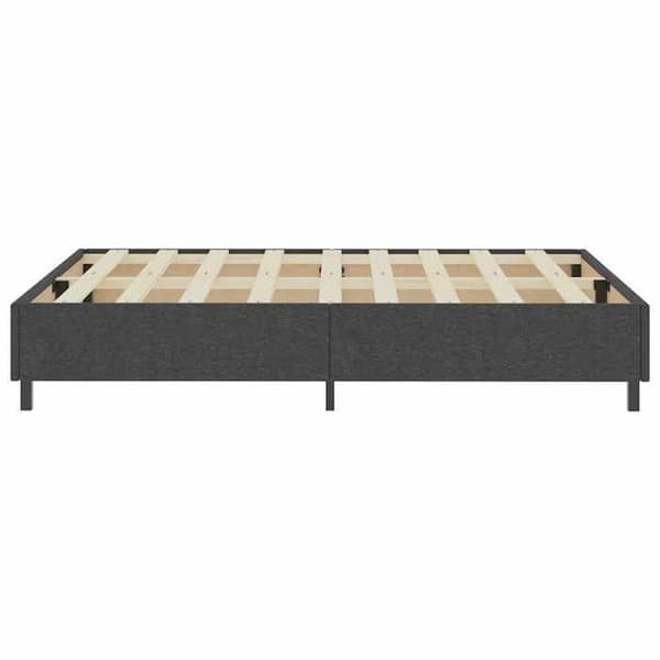 Maison Exclusive - Sängbotten med lameller Grått Tyg 140x200 cm Grå
