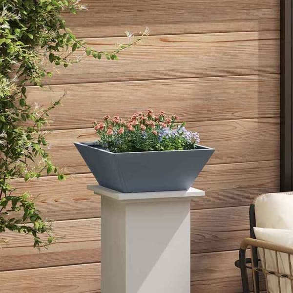 Maison Exclusive - Trädgårdskrukor Anthracite 40 x 40 x 15 cm