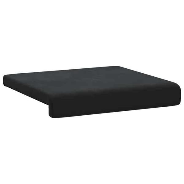 Maison Exclusive - Bänk Kudde 2 st Sammet Svart Djup 35 cm