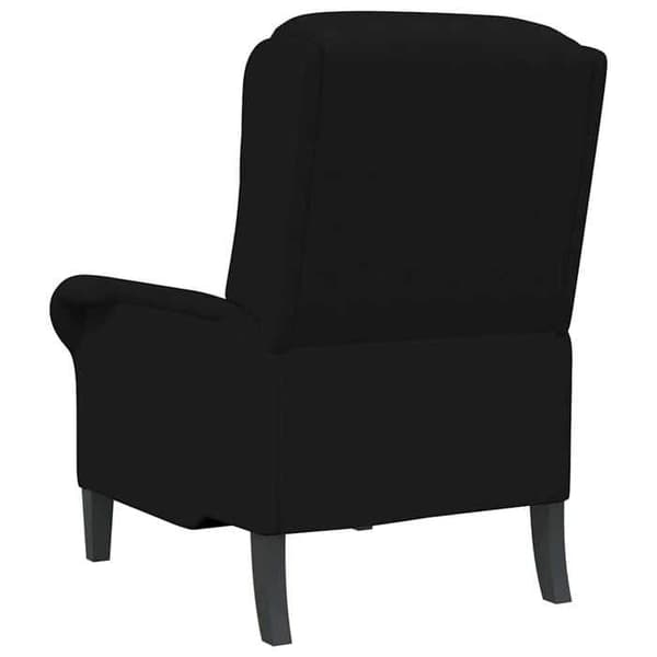Maison Exclusive - stol Sort 76 x 94 x 102 cm Mikrofiber
