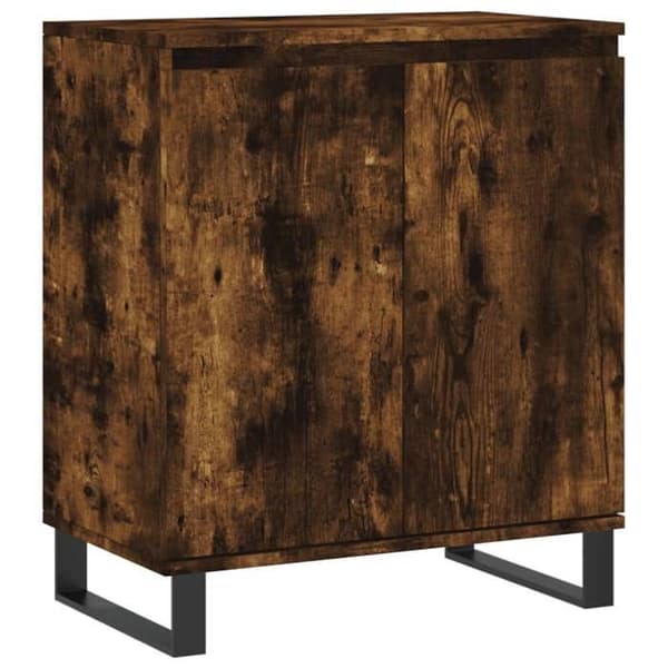 Maison Exclusive - Buffé Ek rökt 60x35x70 cm Ingenjörsträ