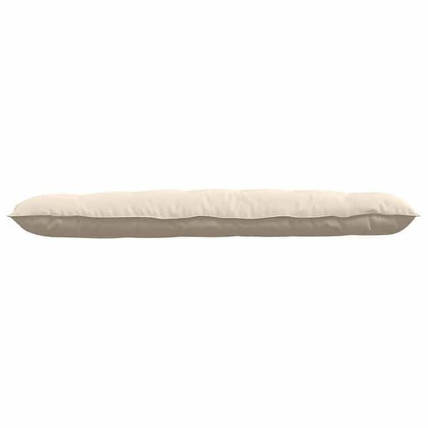 Selkätyyny - MAISON EXCLUSIVE - 160 x 50 cm - Beige - Mikrofiiberi - Polyesteritäyte beige